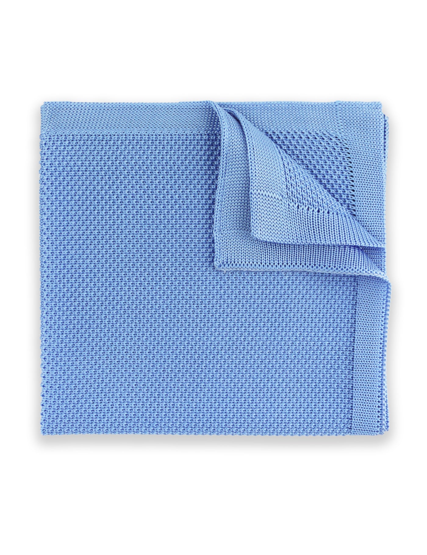 Knitted Bow Tie - Light Blue