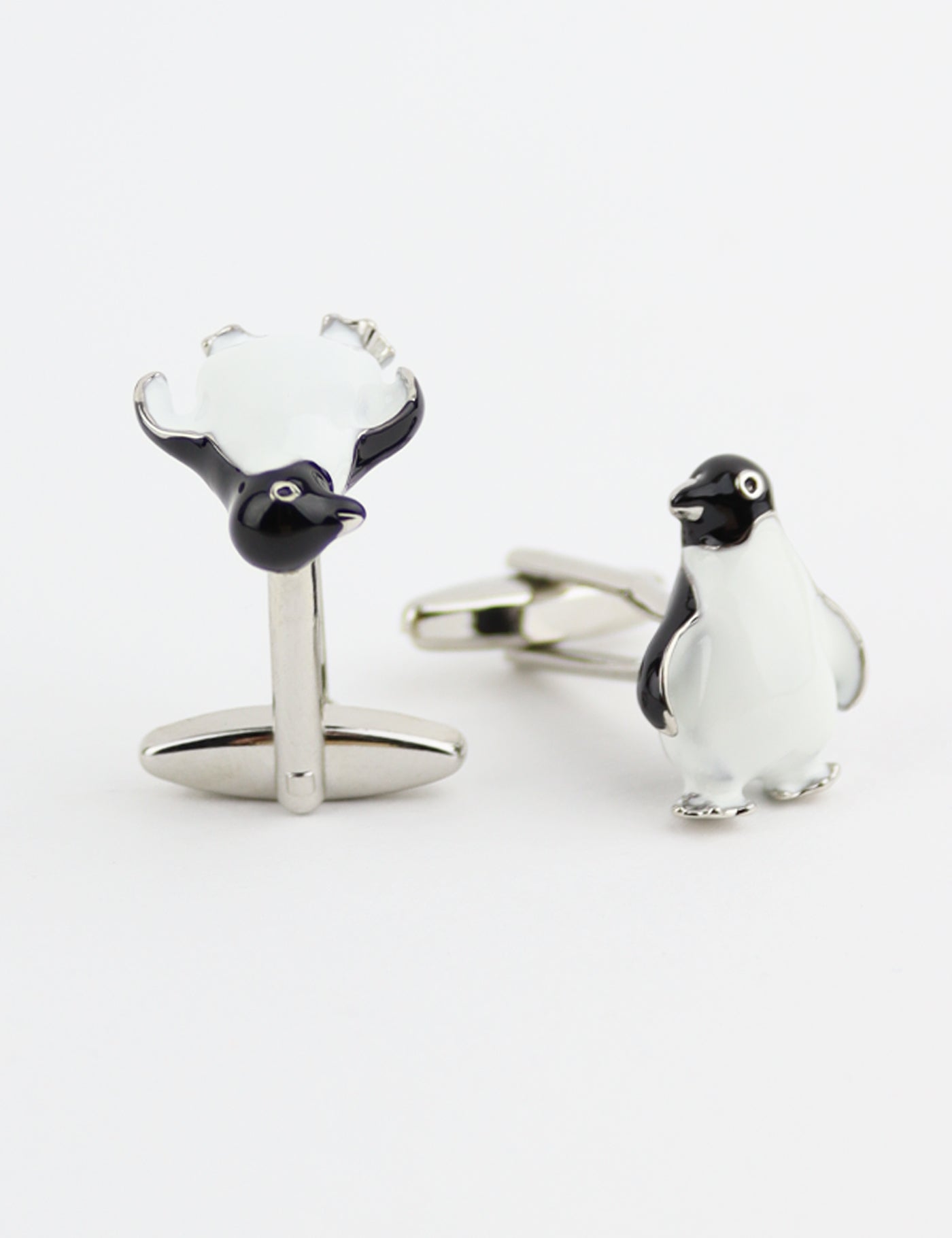 Silver on sale penguin cufflinks