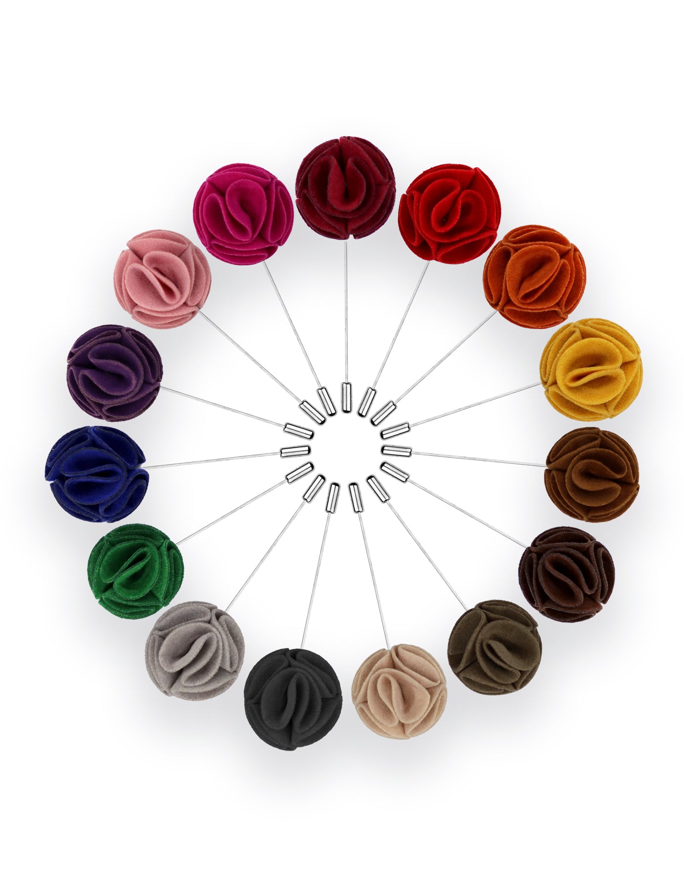 Lapel Flower - Brown
