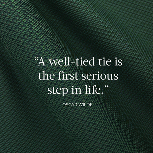 The Power of Details: Why "A Well-Tied Tie is the First Serious Step in Life" Matters