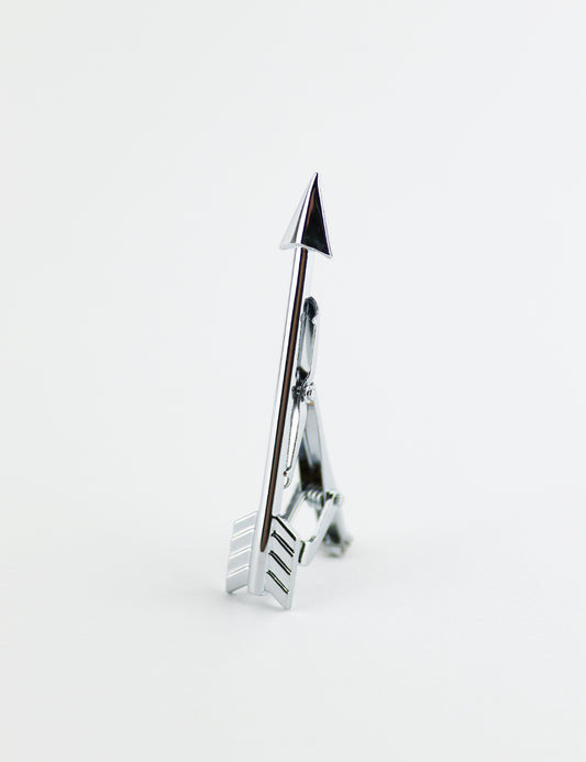 Arrow Tie Clip - Silver