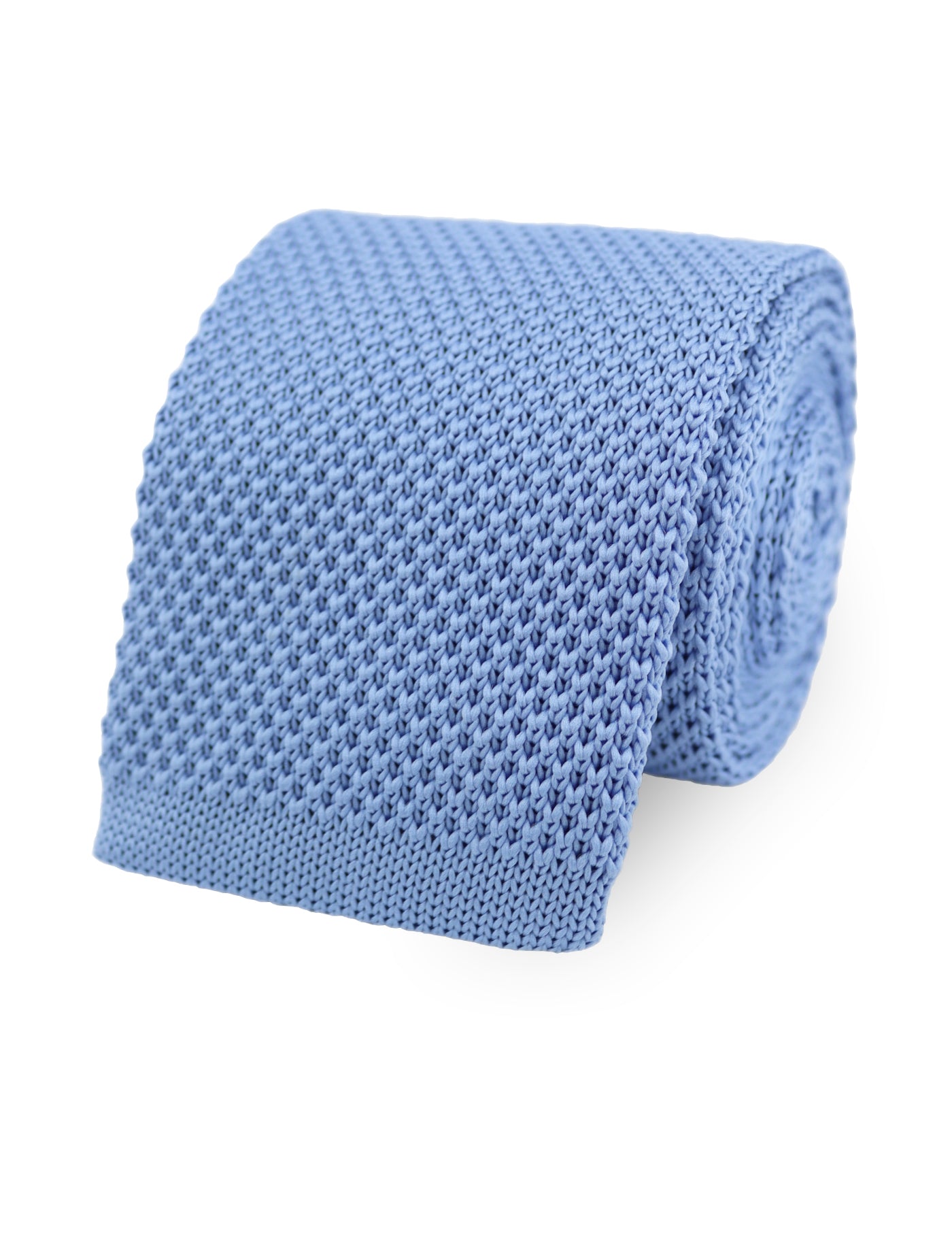 100% Polyester Knitted Child Bow Tie - Light Blue