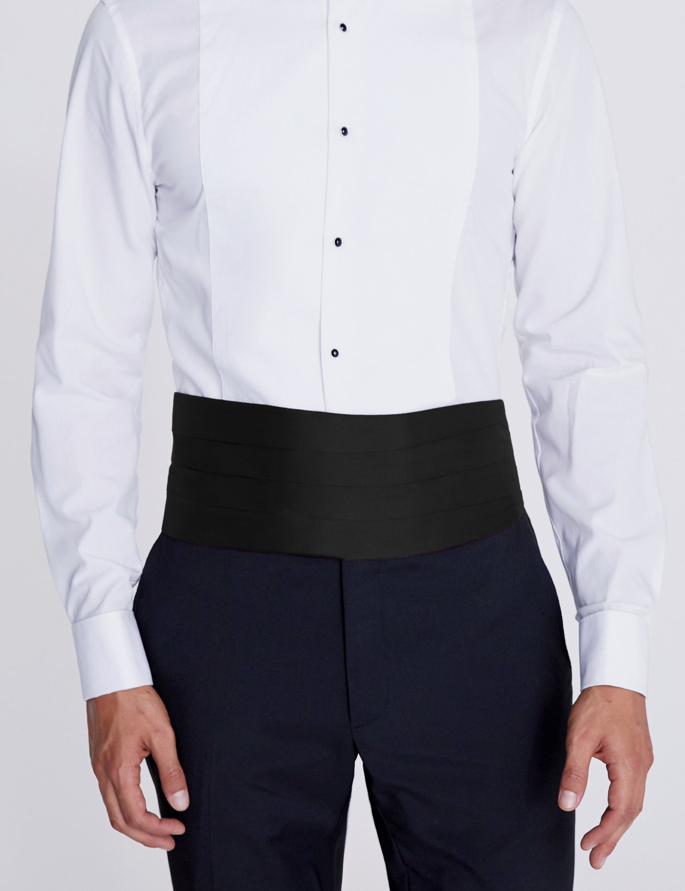 Tuxedo Cummerbund - Black