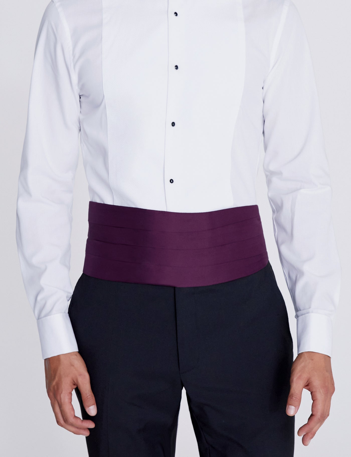 Tuxedo Cummerbund - Purple