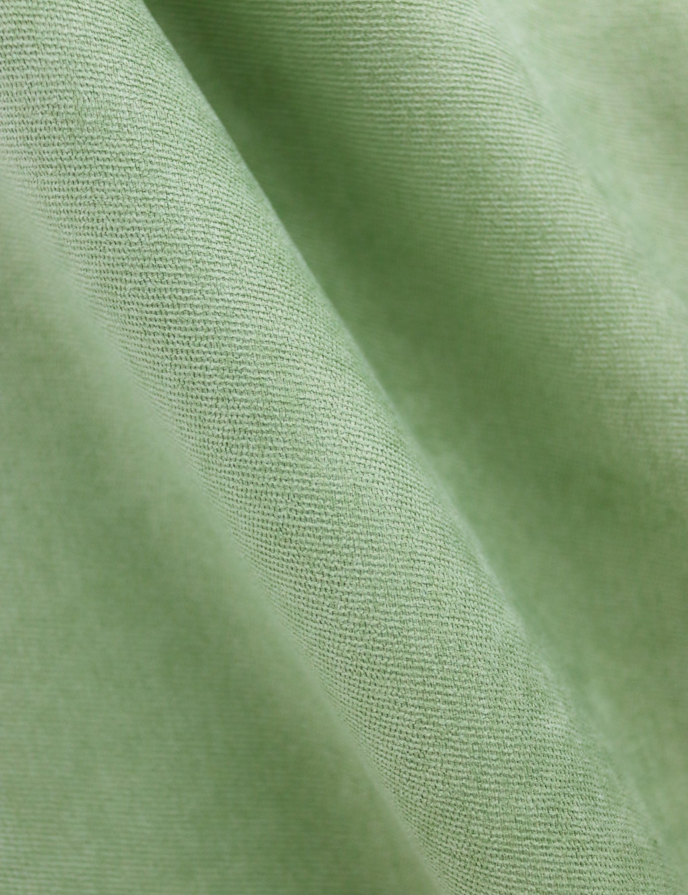 100% Brushed Cotton Pocket Square - Sage Green