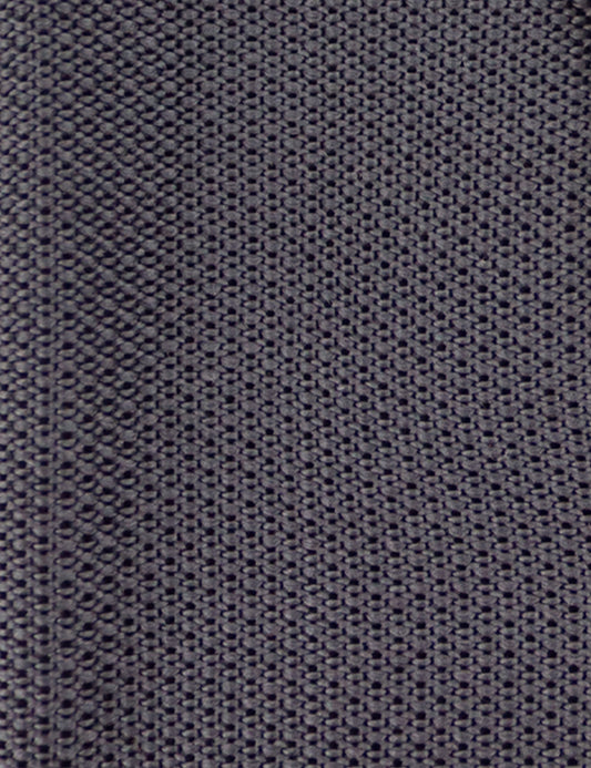 100% Polyester Diamond End Knitted Tie - Dark Grey