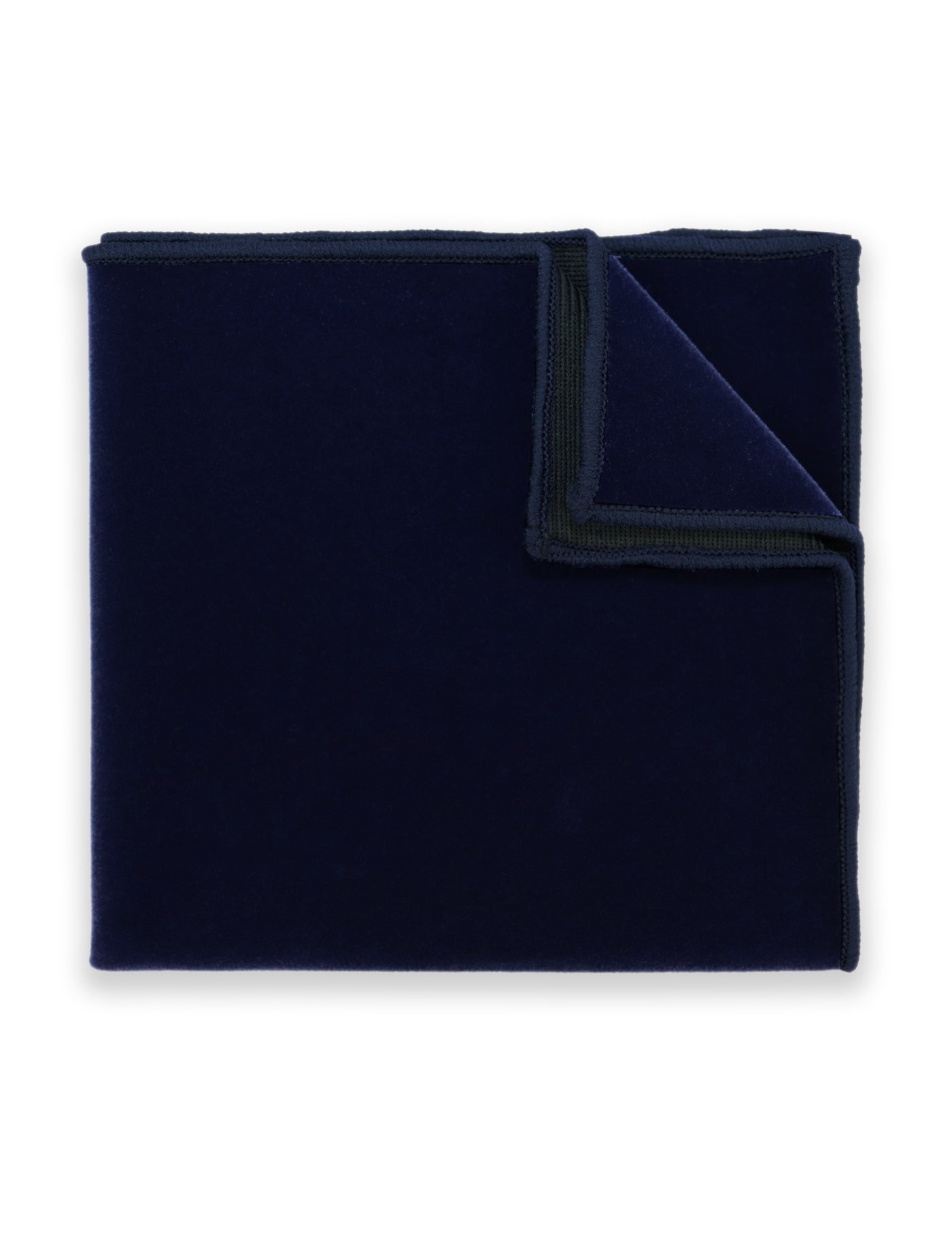 100% Velvet Oversized Bow Tie - Navy Blue