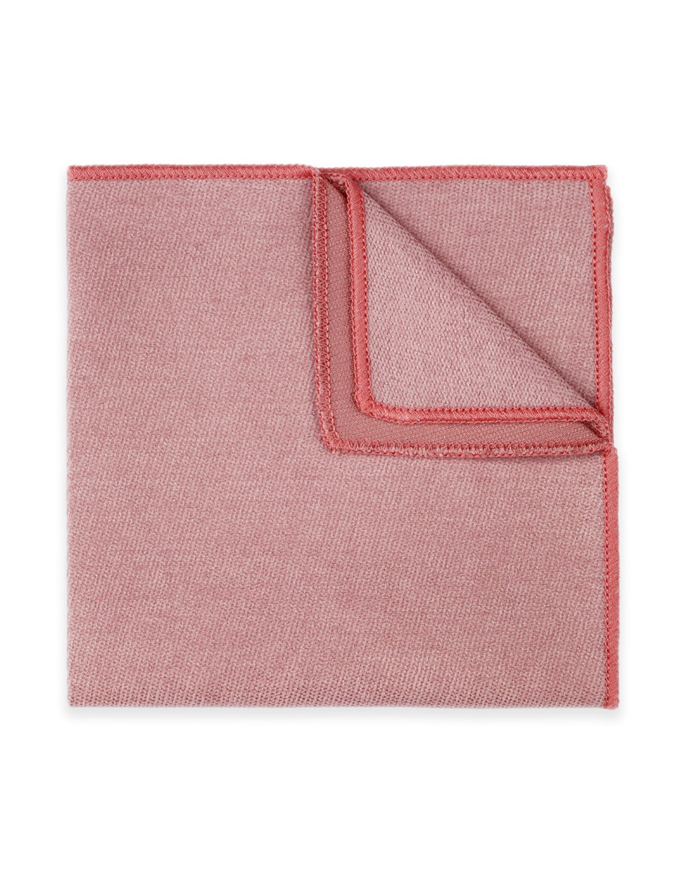 100% Brushed Cotton Suede Tie - Pink