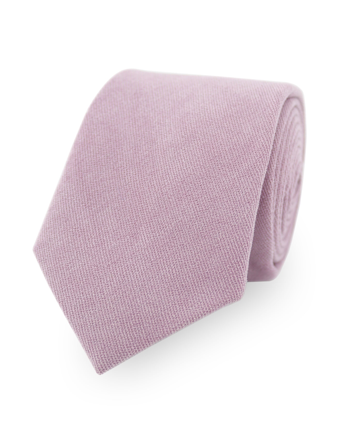 100% Brushed Cotton Suede Pocket Square - Purple