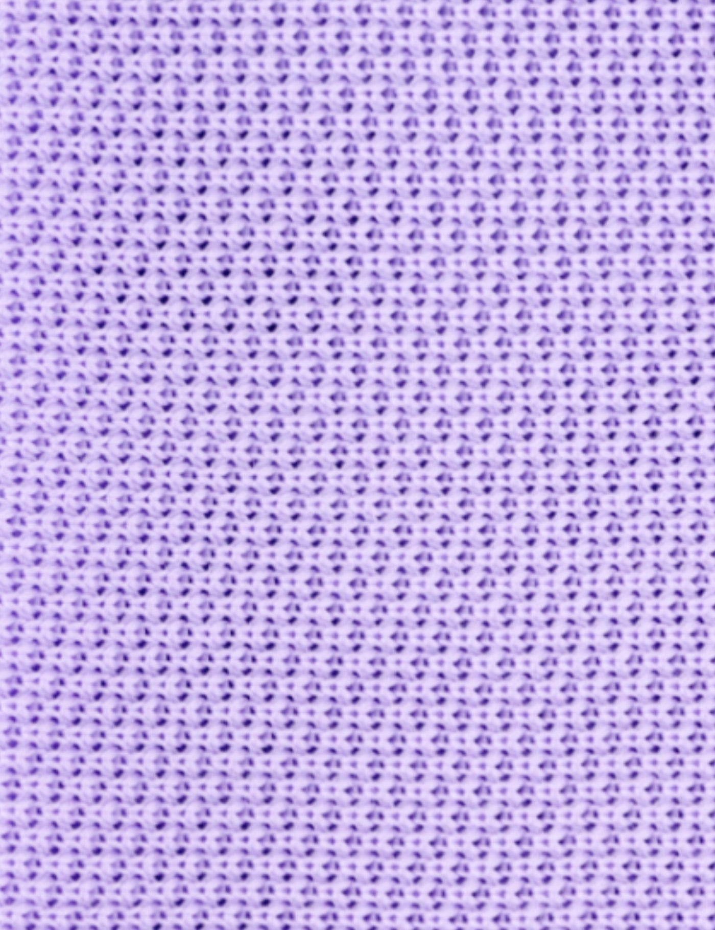 100% Polyester Square End Knitted Tie - Lavender Purple