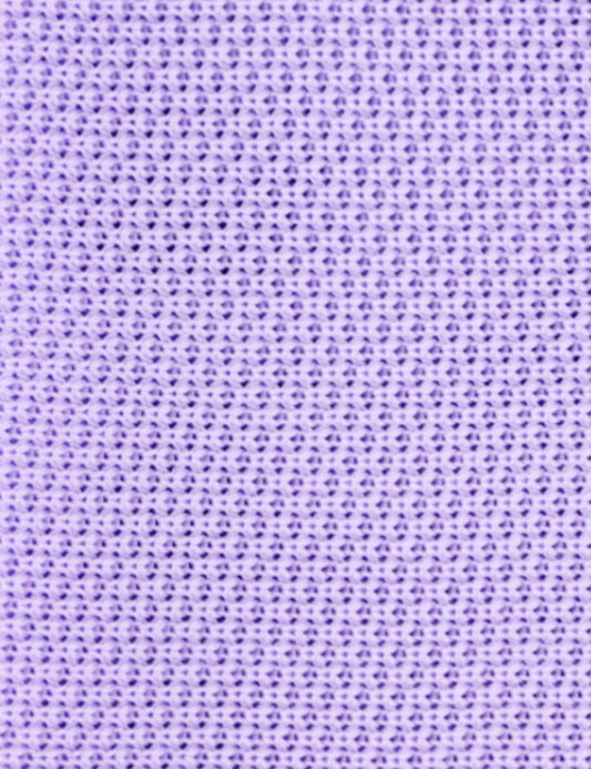 100% Polyester Knitted Bow Tie - Lavender Purple