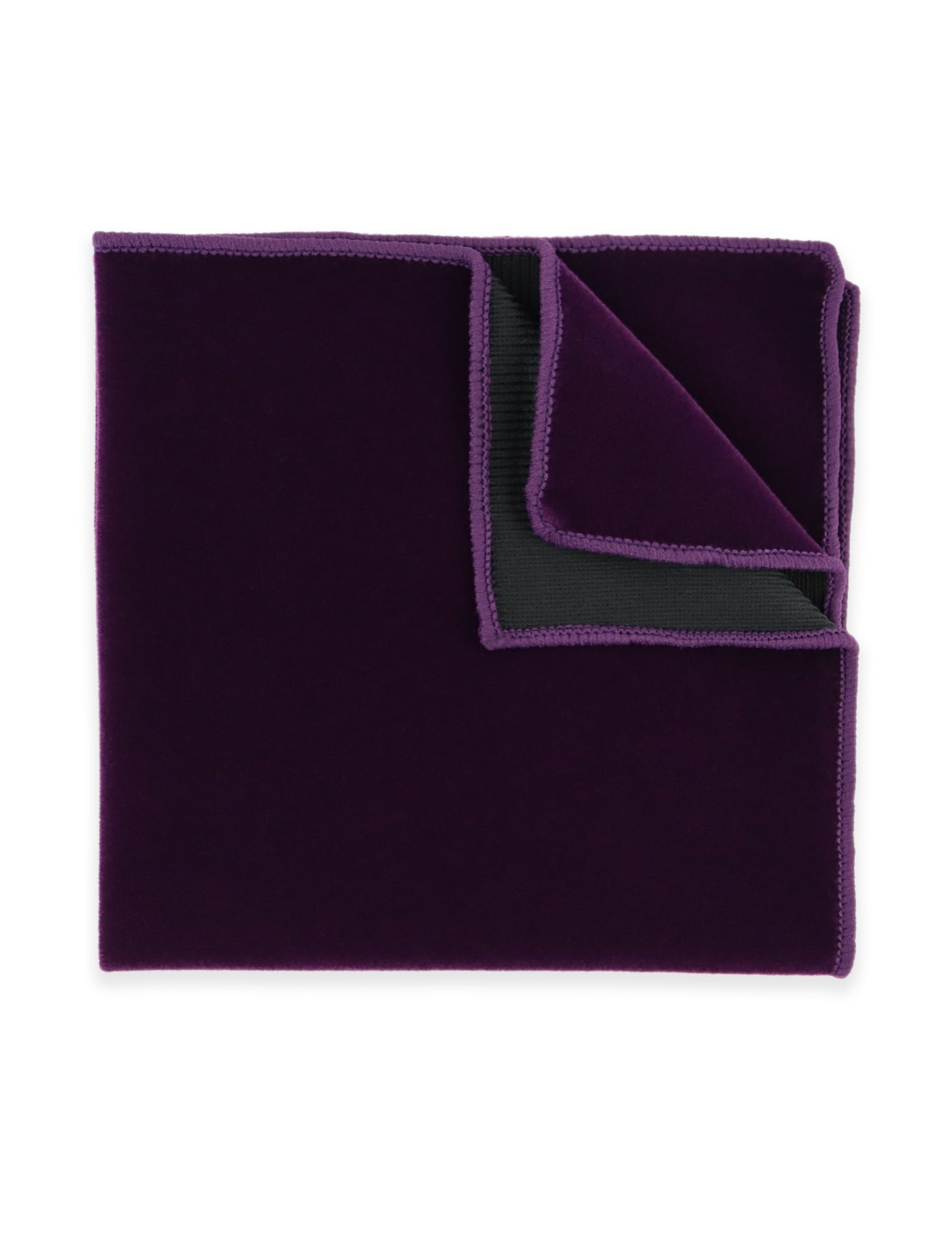 100% Velvet Oversized Bow Tie - Purple