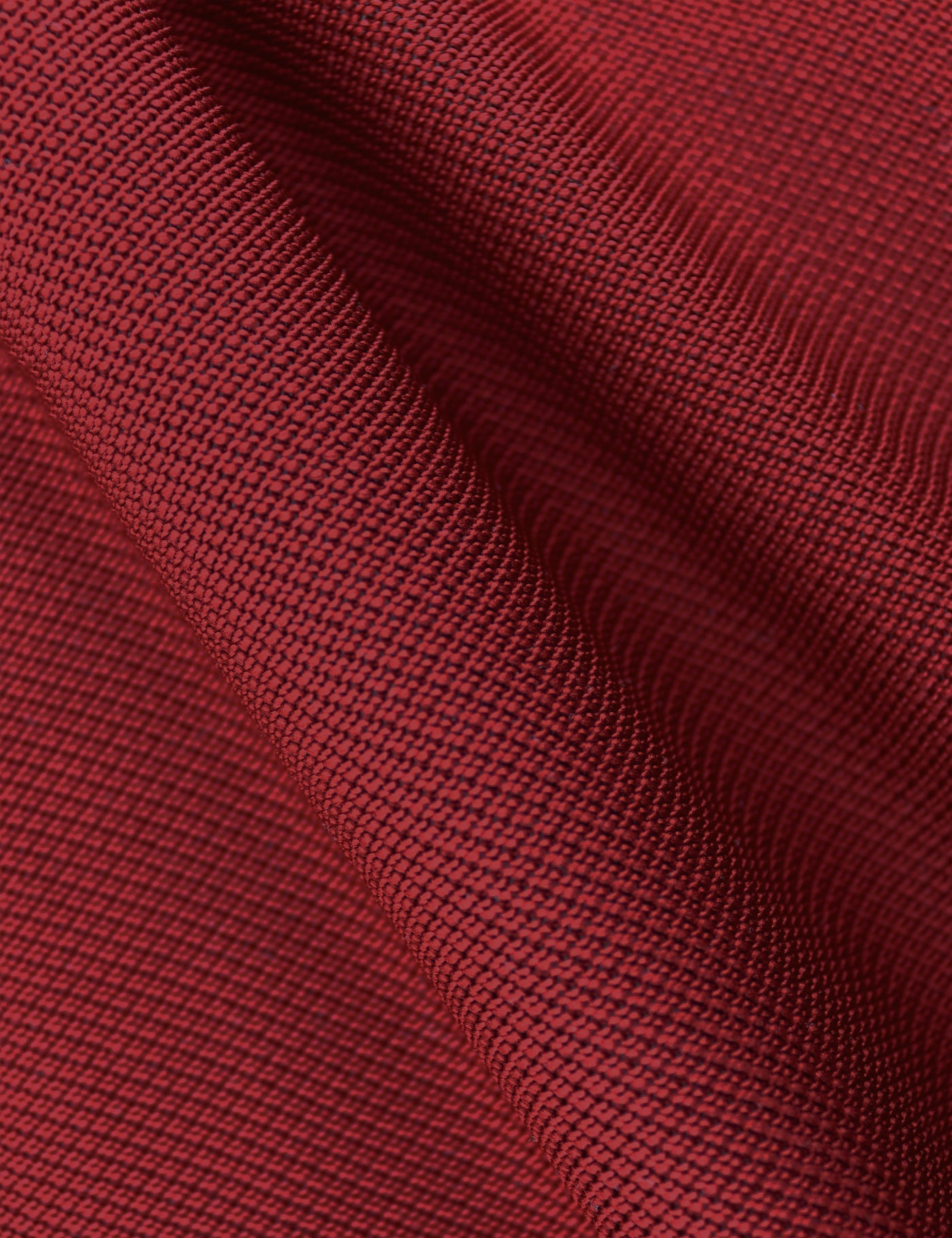 100% Polyester Knitted Pocket Square - Burgundy Red