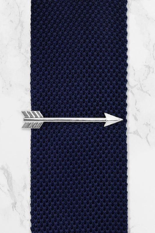Arrow Tie Clip - Silver