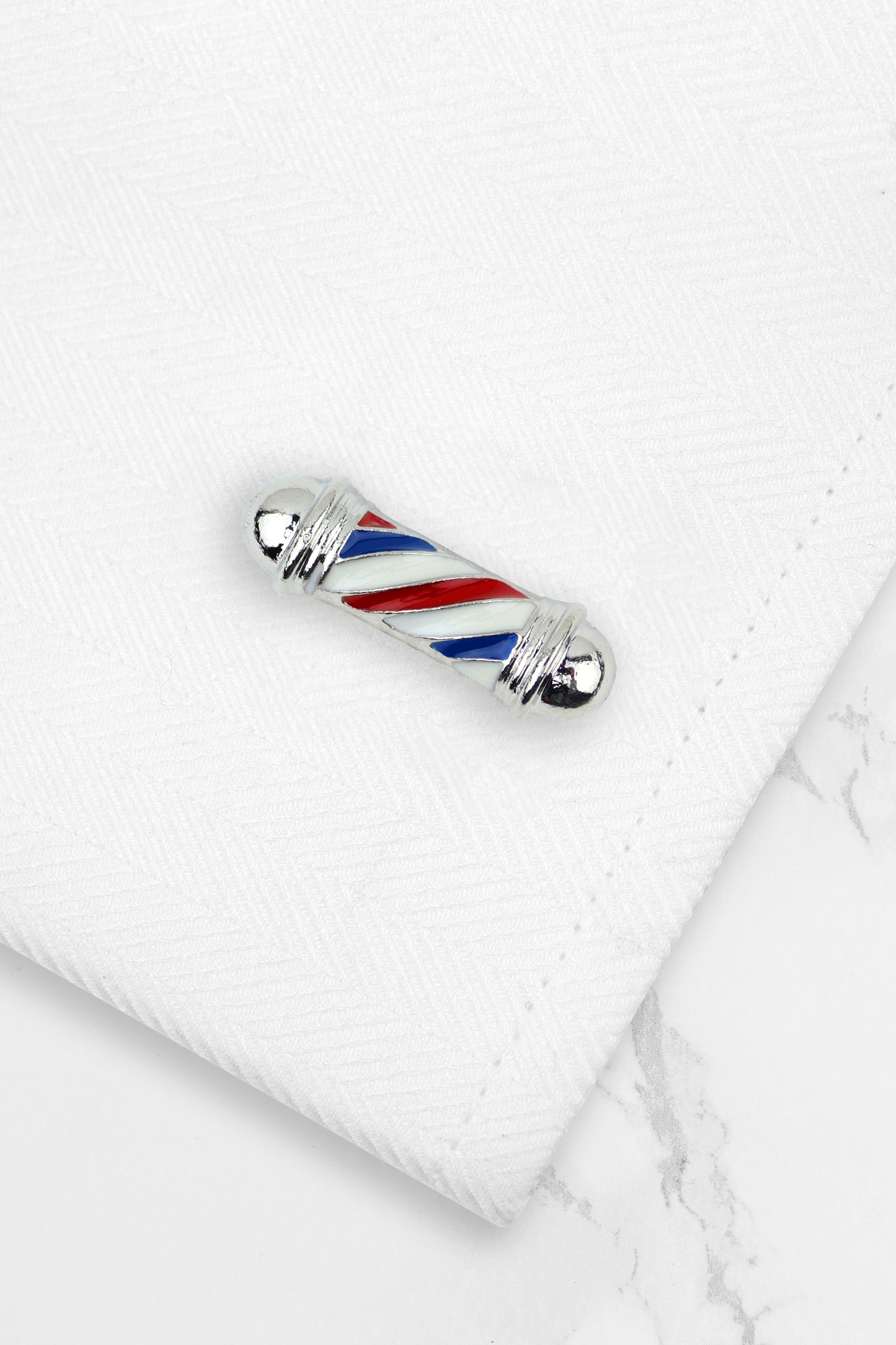 Cufflinks - Barber Pole