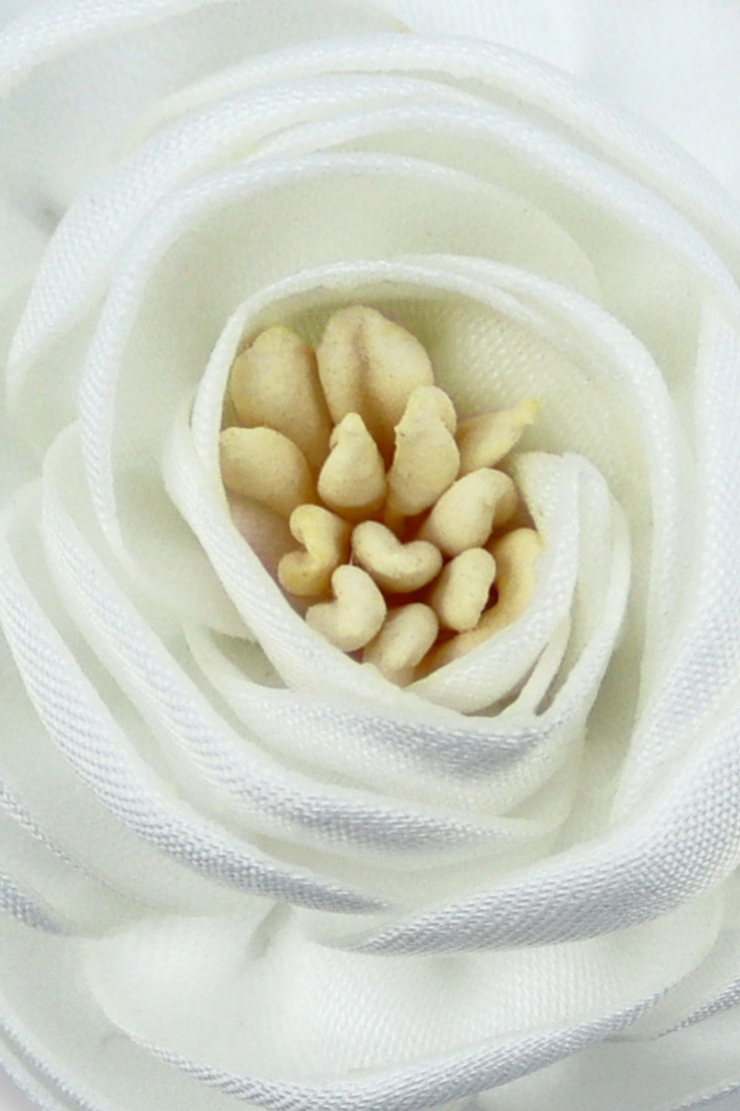 Flower Lapel Pin - White