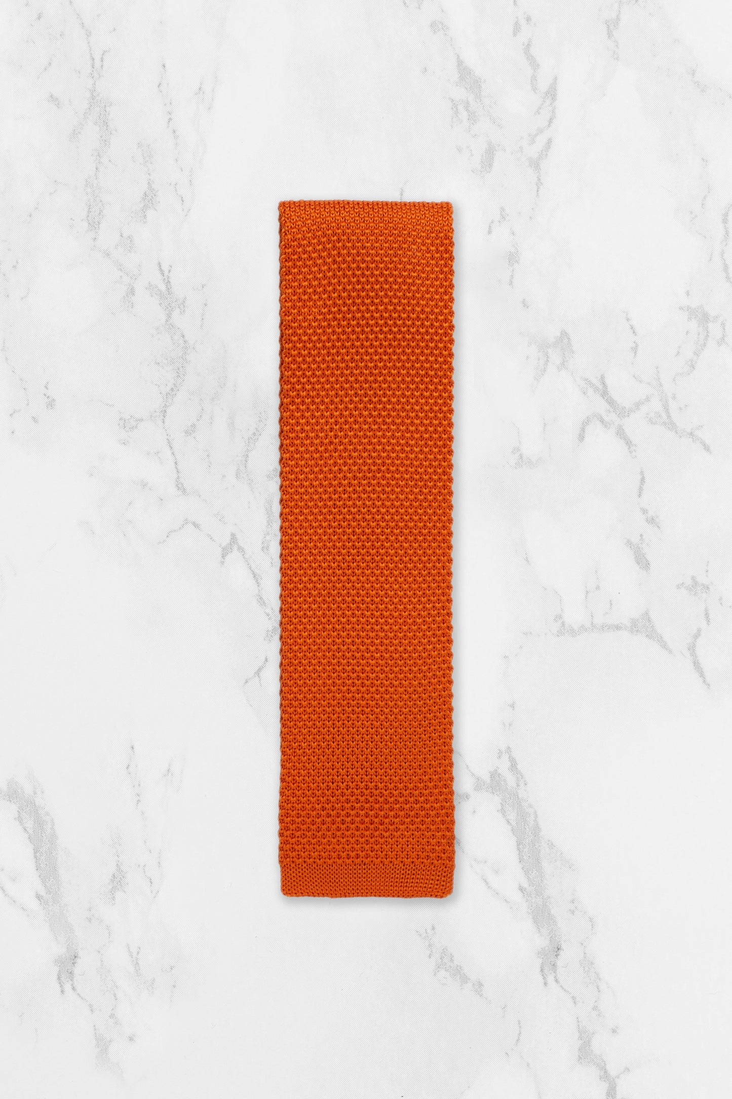 100% Polyester Knitted Bow Tie - Orange