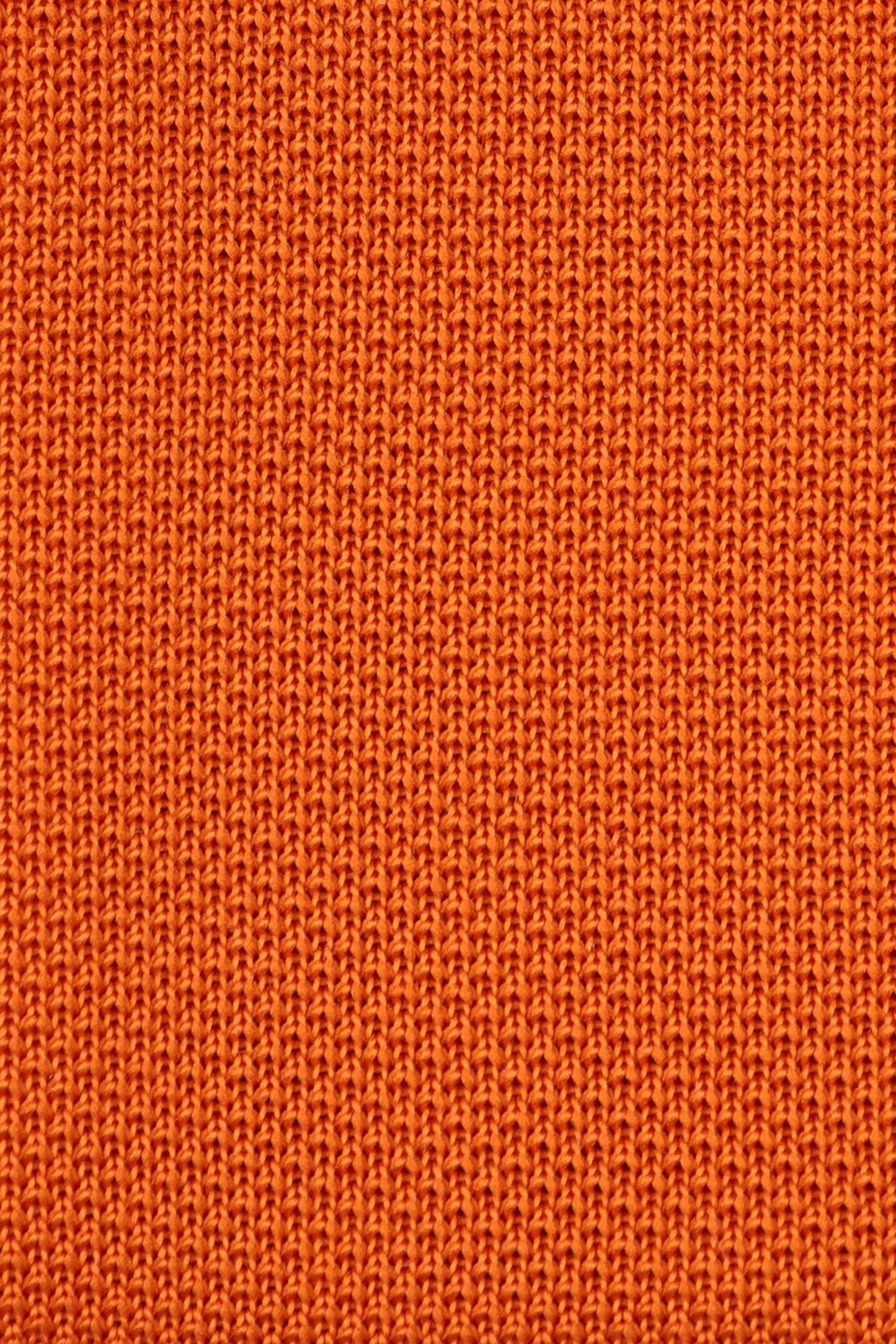 100% Polyester Knitted Pocket Square - Orange
